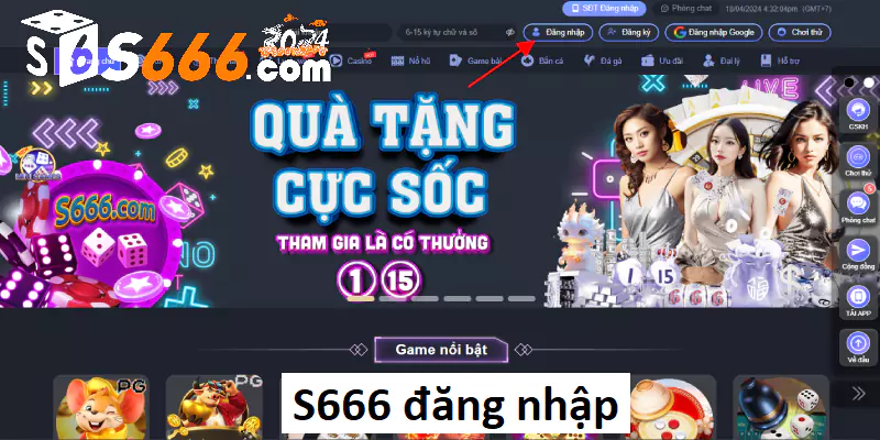 S666 đăng nhập